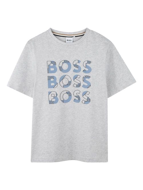 Logo-print T-shirt - Grey