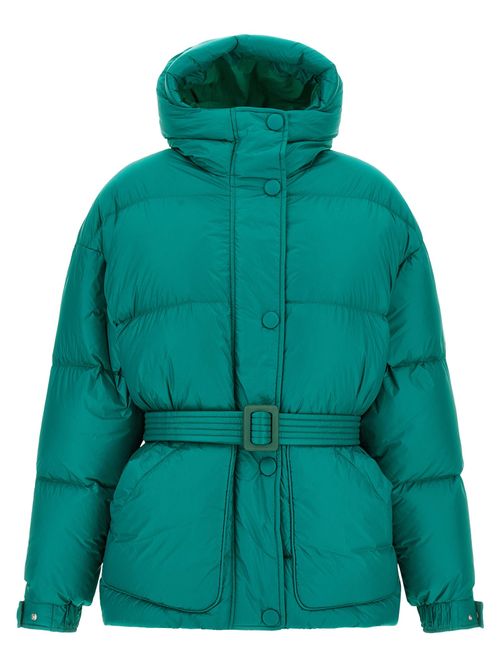 Quilted Nylon Down Jacket — Green