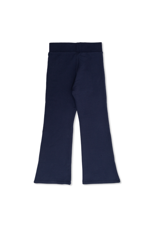 Versace Kids Trousers With Logo, Unisex, Navy Blue