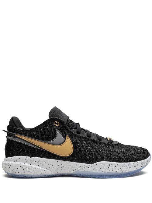 LeBron 20 "Black/Metallic Gold" sneakers