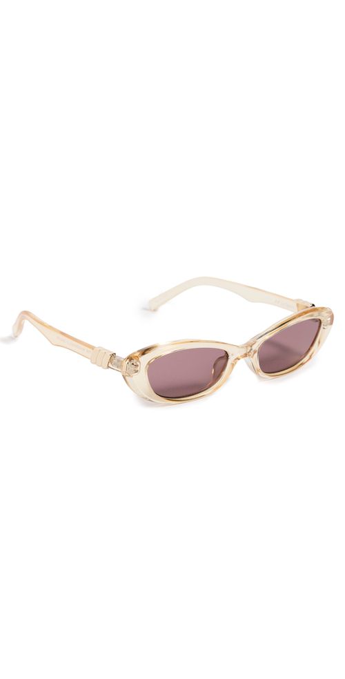 Le Specs The Whisperer Sunglasses Sand One Size