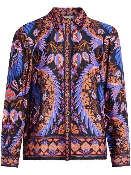 Black Heart Forest shirt - Purple