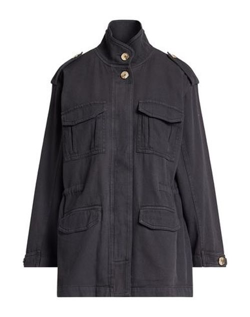 Woman Jacket Charcoal Size L Cotton