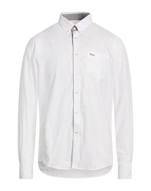 Man Shirt White Size M Cotton