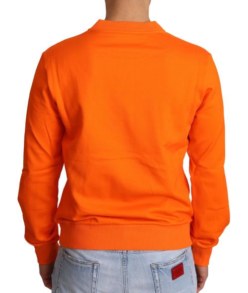 King Caesar Crew-Neck Sweatshirt — Orange