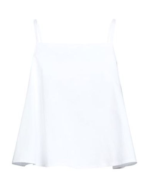 Woman Top White Size XS Cotton, Polyamide, Elastane