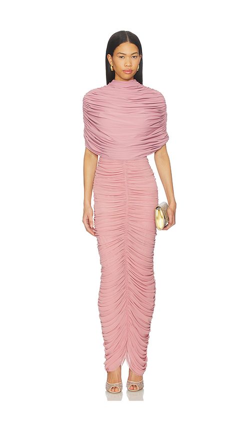 Deme by Gabriella Vienna Dress in Mauve Pink. L also in
