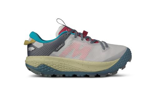 Karhu Women's Ikoni Trail Running Shoe, Mirage Gray/Deep Lagoon, 8.5 Medium