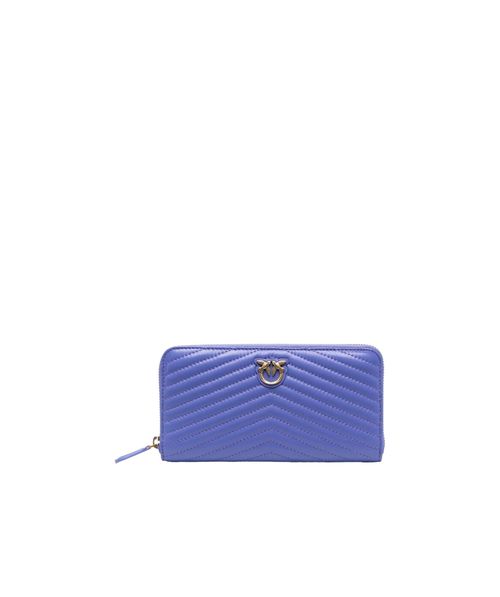 Pinko Ryder Logo Plaque Zipped Wallet