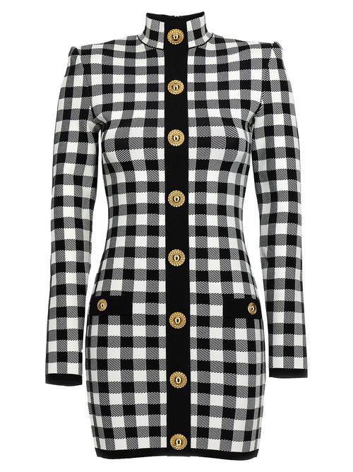 Vichy Knit Dress