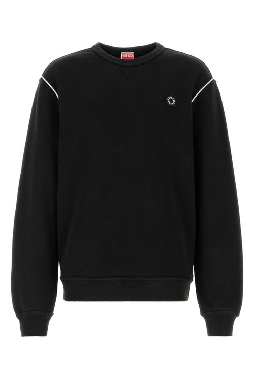 Flower Sweatshirt — Black