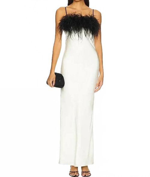 Lady Dress In Ivory/black