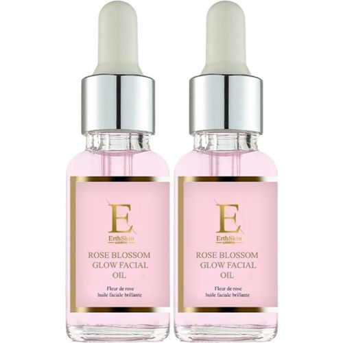 Erth Skin London Unisex 2x Rose Blossom Glow Facial Oil 30ml - One Size