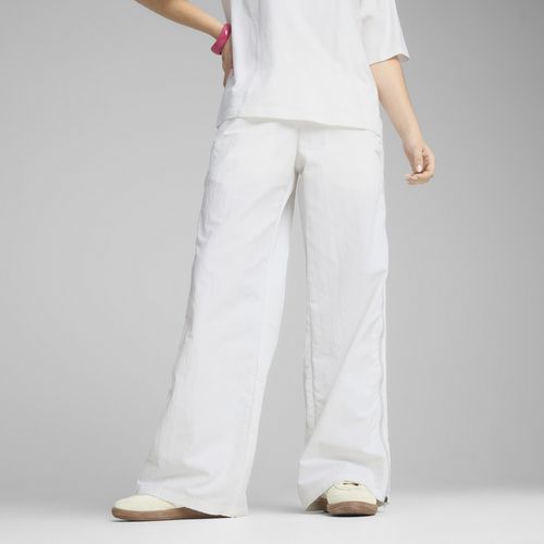 PUMA DARE TO Women's Relaxed Woven Zip-Off Pants in White