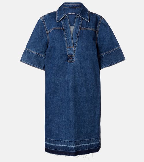 Denim shirt dress