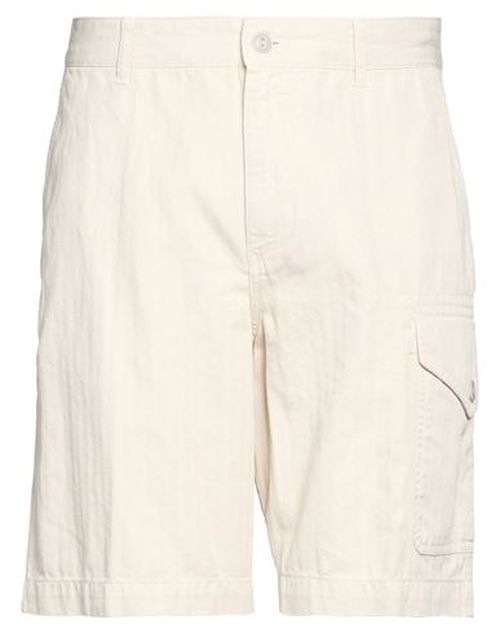 Man Shorts & Bermuda Shorts Beige Size 34 Cotton, Linen