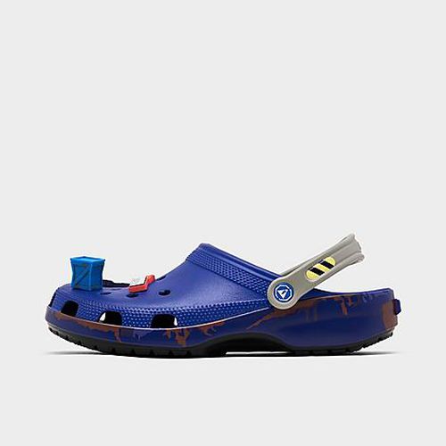 X Fortnite Battle Bus Classic Clog Shoes in Blue/Blue