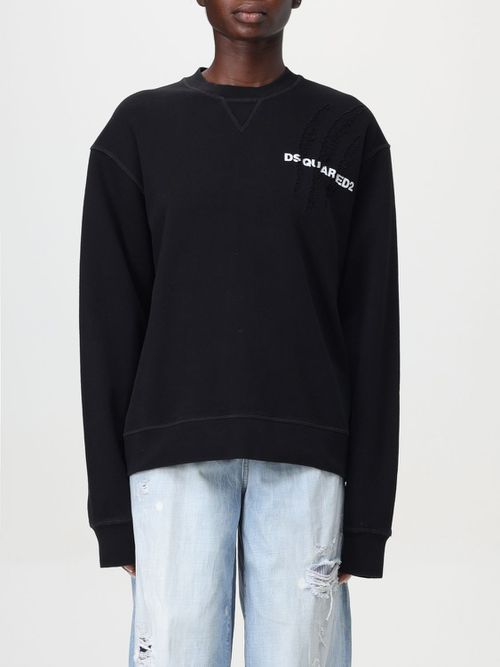 Sweatshirt Woman color Black