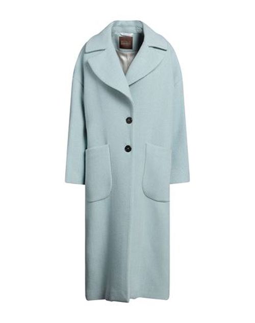 Woman Coat Sky blue Size 6 Wool, Polyester, Polyamide