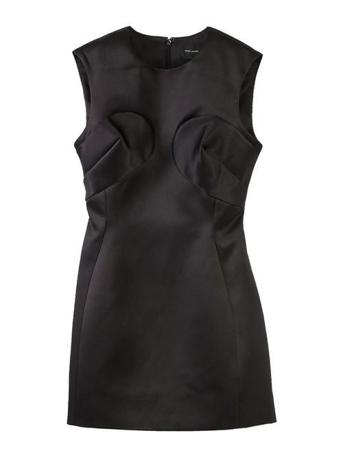 Seamed Up Satin Dress