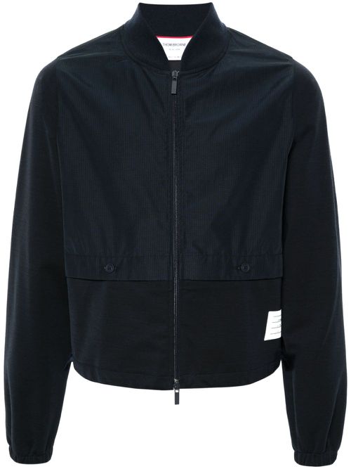 Layered ripstop bomber jacket - Blue