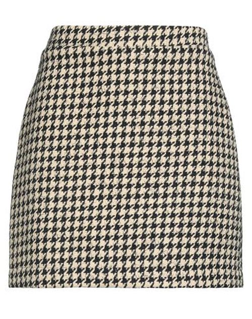 Woman Mini skirt Beige Size XS Polyester, Viscose, Wool
