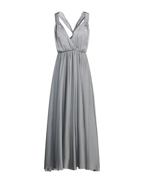 Woman Maxi dress Grey Size M Polyester
