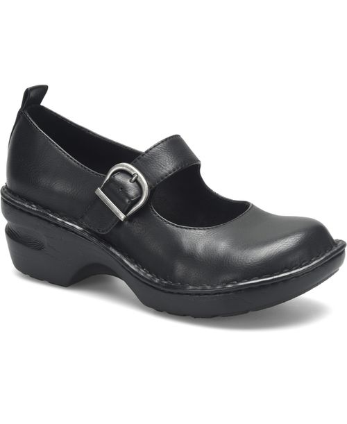 Women's Peggy Mary Jane Round Toe Clogs - Black