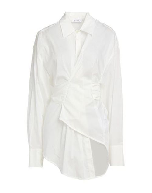 Aviù Woman Shirt White Size 2 Cotton