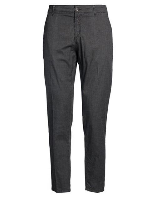Man Pants Charcoal Size 36 Cotton, Elastane