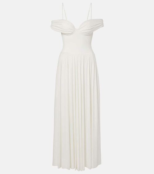 Amarantha draped jersey maxi dress