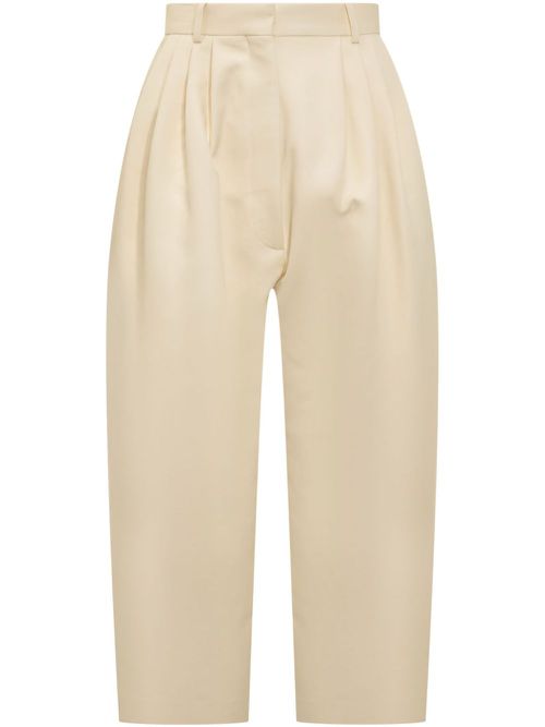 Cropped trousers - Neutrals