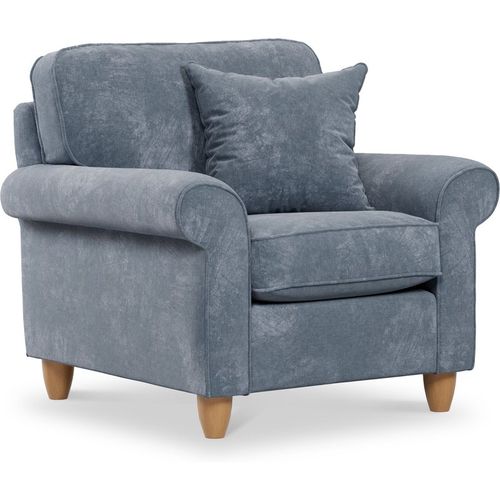 Ashbury Chenille Armchair for Living Room | 6 Colours | Roseland