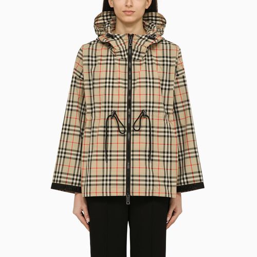 Vintage Check Beige Jacket
