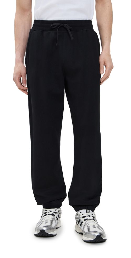 Reigning Champ Mid-Weight Terry Cuffed Relaxed Sweatpants Black