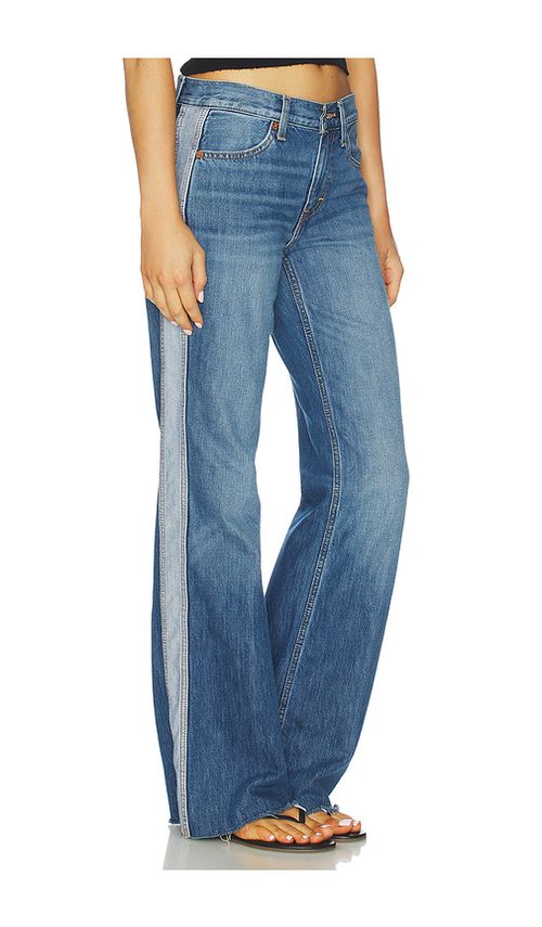RE/DONE Californian Track Wide Leg Jeans in Blue. - 28 also