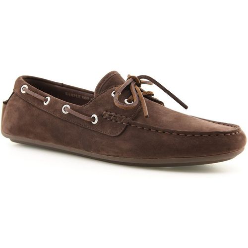 Sperry Orland 2-Eye Driver Leather Mens Brown Boat Shoe