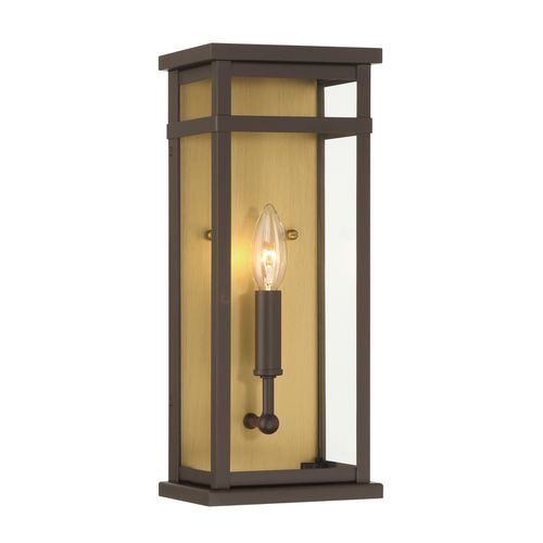Painted Legacy Brass Outdoor Wall Sconce from the Briarlane Collection