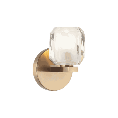 Matteo Carleton 1-Light Wall Sconce In Aged Gold Bra