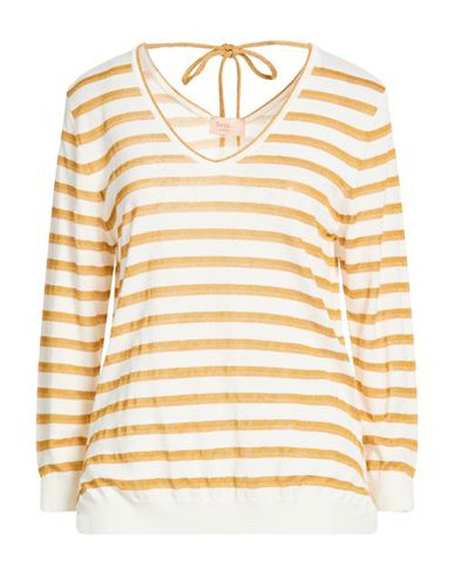 Woman Sweater Beige Size 10 Viscose, Polyester, Metallic fiber