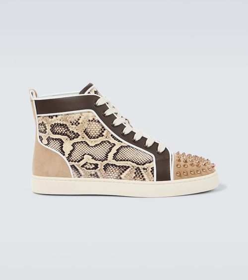 Lou Spikes leather sneakers
