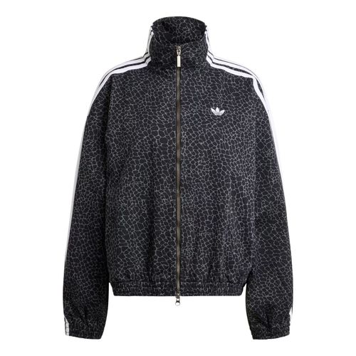 (WMNS) Firebird Oversized Aop Denim Jacket 'Black Grey Six'