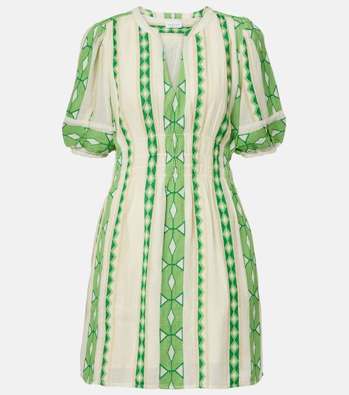 Lucy patterned cotton minidress