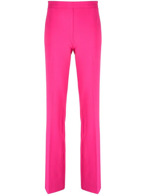 High-waisted tailored trousers