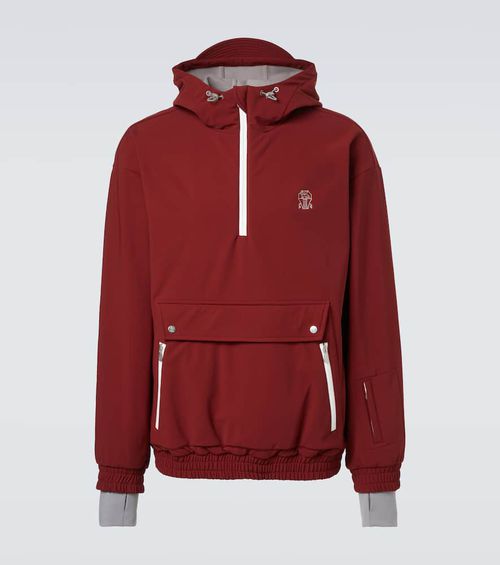Half-zip ski jacket