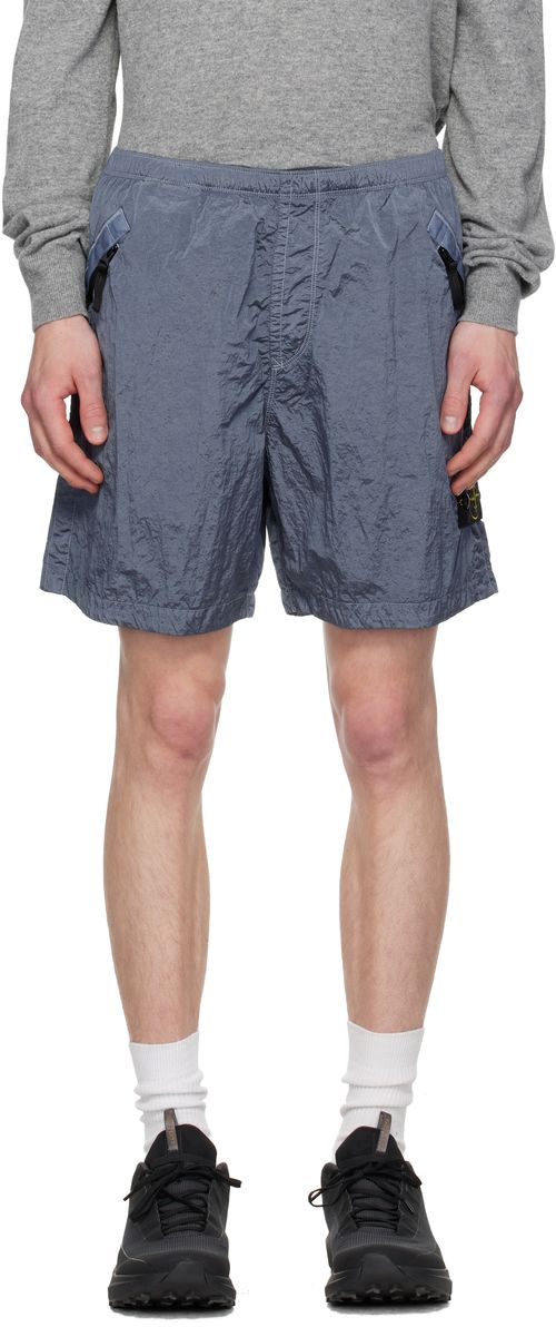 Blue 1200038 Nylon Metal ECONYL Shorts