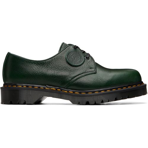 Green 1461 'Made In England' Buckingham Leather Derbys