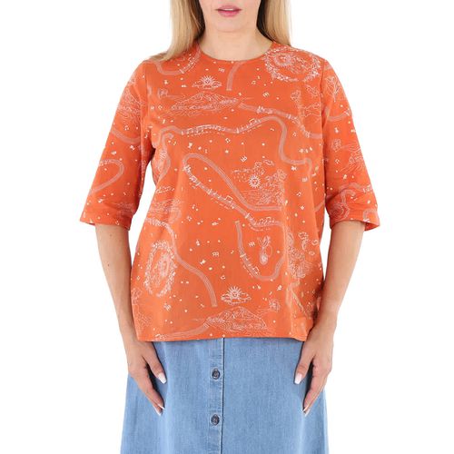 Ladies Red Luci Martial Cotton Blouse