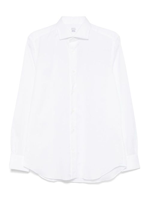 Mazzarelli spread-collar shirt - White