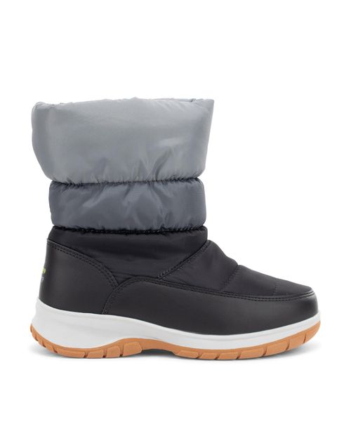 Womens Uptown Faux Fur Mid Cold Weather Boot - Black